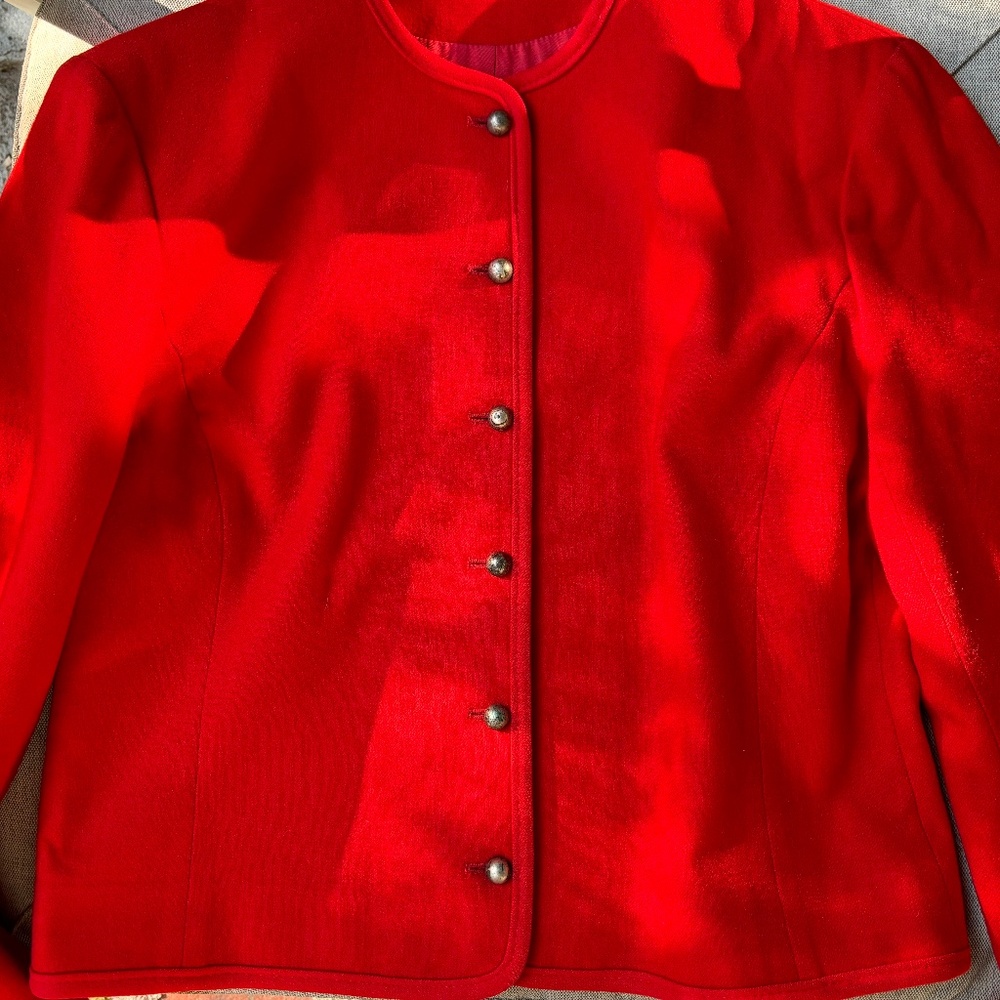 Pendleton Wool Cropped Blazer - image 4